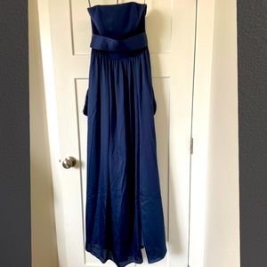 LONG STRAPLESS BRIDESMAID DRESS BELT - Size 2